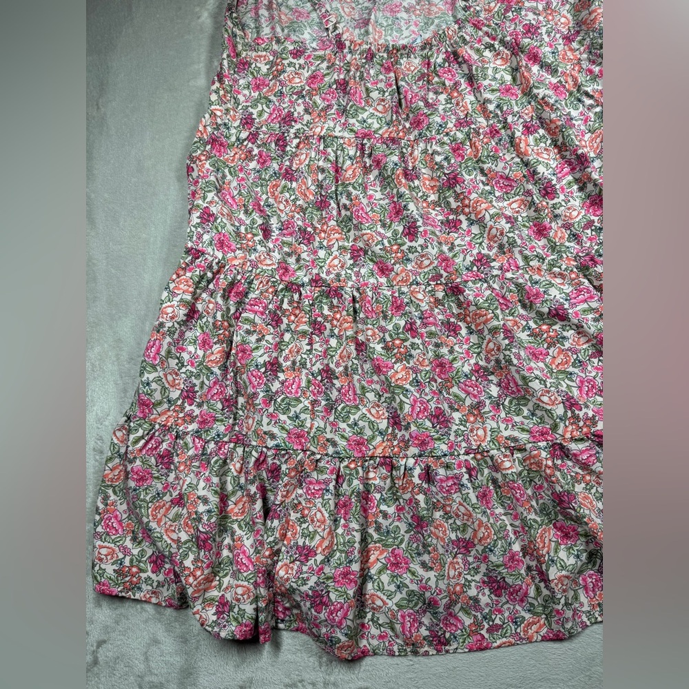 Old Navy Pink Floral Spaghetti-Strap Mini Dress - Picture 13 of 16
